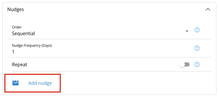 Add Nudges